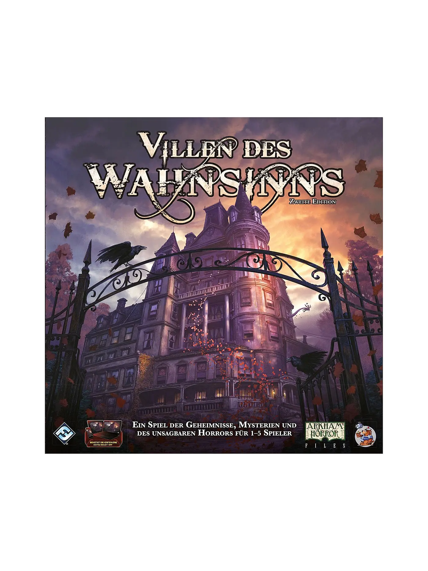 ASMODEE | Brettspiel - Villen des Wahnsinns -  2 Edition - Grundspiel | 